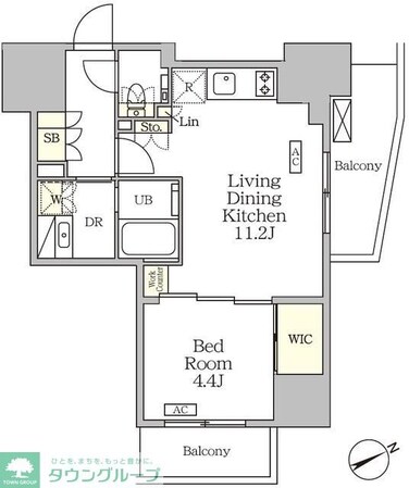 ザ・パークハビオ大森山王の物件間取画像